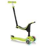 GLOBBER GO•UP SPORTY LIGHTS SCOOTER - LIME GREEN - 452-106