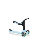 GLOBBER GO•UP SPORTY LIGHTS SCOOTER - PASTEL BLUE - 452-200-3