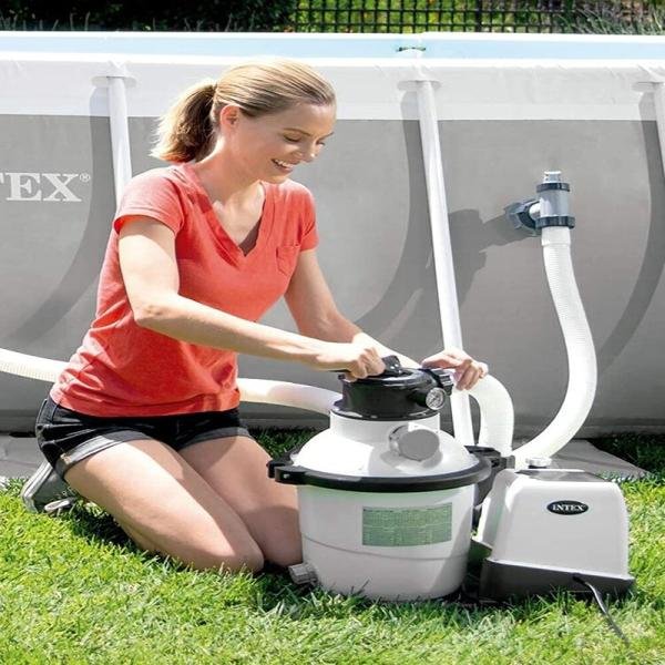 INTEX QX2100 SAND FILTER PUMP & SALTWATER SYSTEM (220V) - 26676