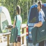 Disc-O-Bed Disc-O-Bed XL w/ Organizers, Green - DBOBEDXLXTFPG