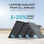 ECOFLOW 220W Foldable Solar Panel 21.8V(Vmp 18.2V) 13A（Imp12.0A) 220W - EF-SOLAR220