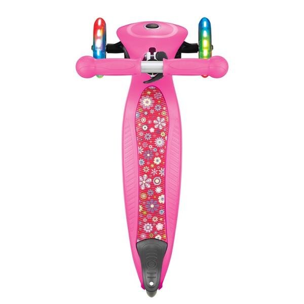 GLOBBER PRIMO FOLDABLE FANTASY LIGHTS - NEON PINK/FLOWERS - 434-110
