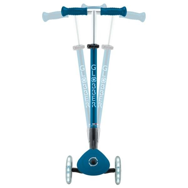 GLOBBER PRIMO FOLDABLE PLUS LIGHTS - NAVY BLUE/EMERALD GREEN