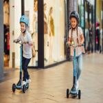 GLOBBER ELITE DELUXE LIGHTS SCOOTER - NAVY BLUE - 444-400