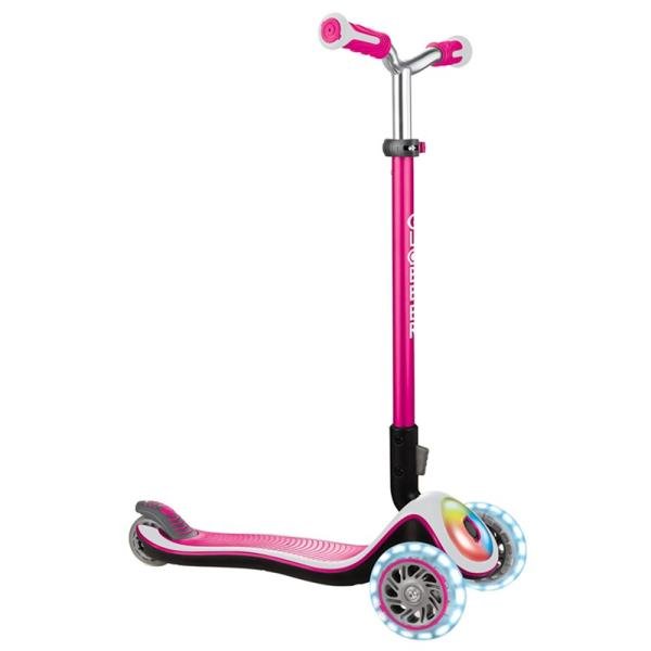 GLOBBER ELITE PRIME LIGHTS SCOOTER - DEEP PINK - 444-810