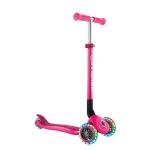 GLOBBER GO•UP SPORTY LIGHTS 360 SCOOTER - FUSHIA/DARK PINK