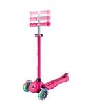 GLOBBER GO•UP SPORTY LIGHTS 360 SCOOTER - FUSHIA/DARK PINK