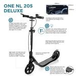 GLOBBER ONE NL 205 DELUXE SCOOTER - TITANIUM/ CHARCOAL GREY - 478-100