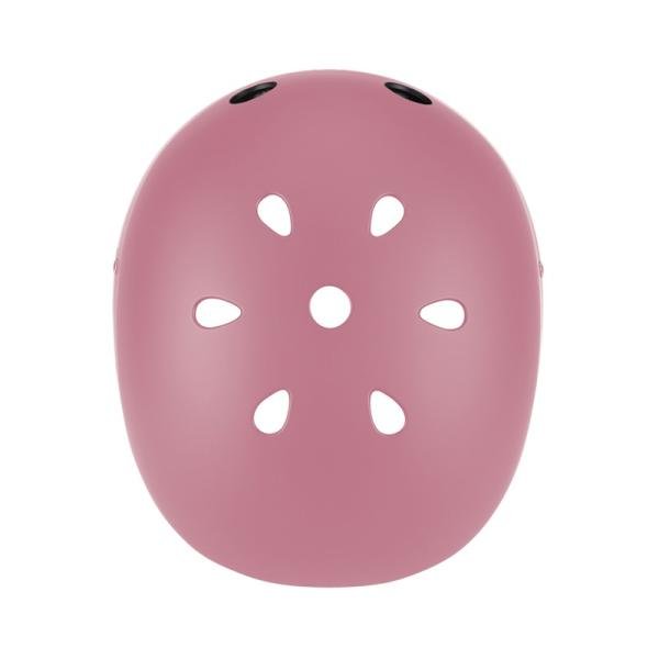 GLOBBER KIDS HELMET LIGHTS XS/S (48-53cm) - DEEP PASTEL PINK