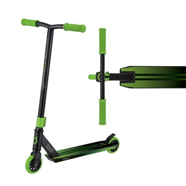 GLOBBER GS 360 STUNT SCOOTER - BLACK/LIME GREEN - 620-106