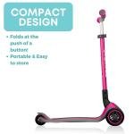 GLOBBER MASTER PRIME SCOOTER - DEEP PINK/BLACK