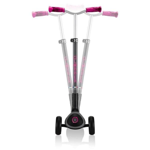GLOBBER MASTER PRIME SCOOTER - DEEP PINK/BLACK