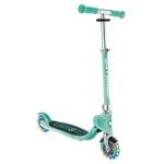 GLOBBER FLOW FOLDABLE JUNIOR LIGHTS SCOOTER - MINT