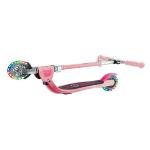 GLOBBER FLOW FOLDABLE JUNIOR LIGHTS SCOOTER - PASTEL PINK