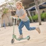 GLOBBER FLOW FOLDABLE JUNIOR LIGHTS SCOOTER - PASTEL PINK