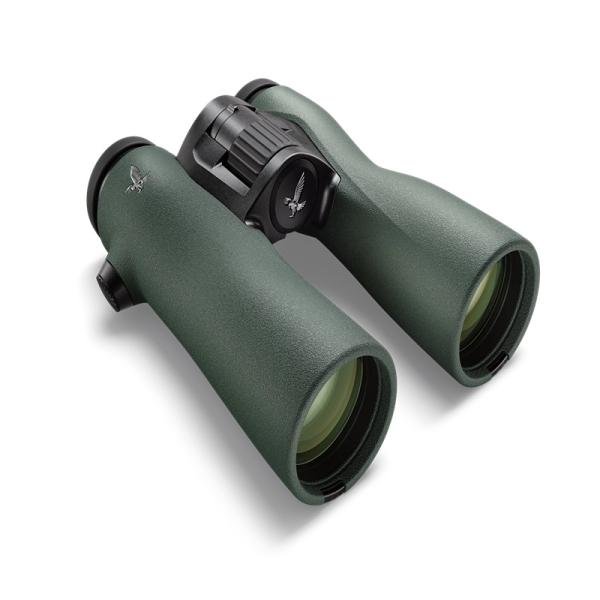 SWAROVSKI NL Pure 10x42 Binocular - Green, 133 m (145.5 yds) field of view at a distance of 1,000 m (1,093.6 yds).