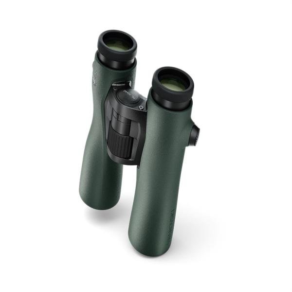 SWAROVSKI NL Pure 12x42 Binocular - Green, 113 m (123.6 yds) field of view at a distance of 1,000 m (1,093.6 yds).