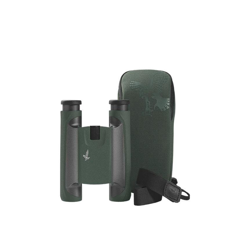 SWAROVSKI CL Pocket 8x25 Binocular - Green, Large field of view: 119 m/1,000 m (357 ft/1,000 yds)