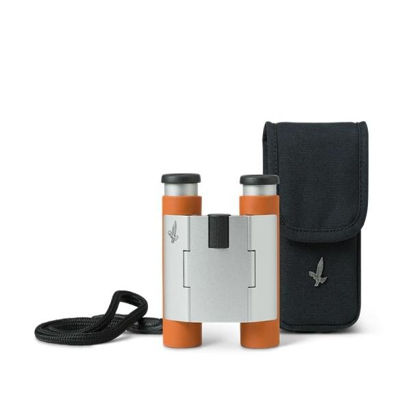 SWAROVSKI CL Curio 7x21 Binocular - Orange, large field of view of 135 m (405 ft/1,000 yds)