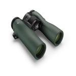 SWAROVSKI NL Pure 10X32 Binocular - Green, 132 m (144.4 yds) field of view at a distance of 1,000 m (1,093.6 yds).