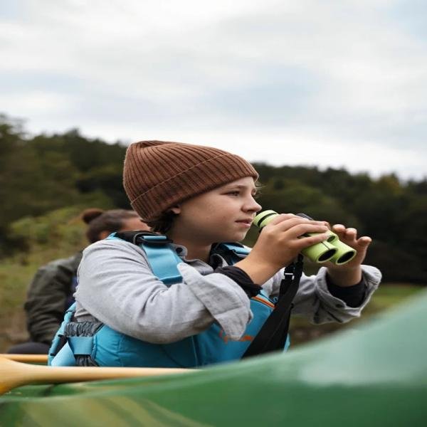 SWAROVSKI MY Junior 7x28 Binocular - Jungle Green, large field of view provides an image section of 378 ft /1,000 yds