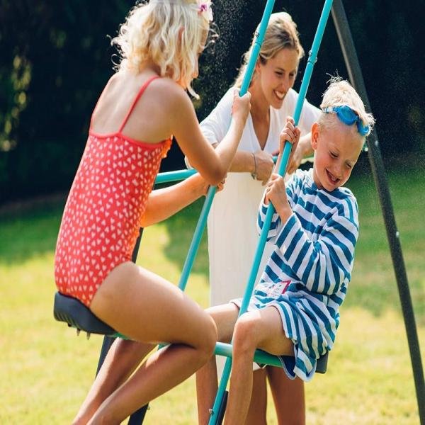 PLUM METAL SINGLE SWING AND GLIDER WITH. - 27626