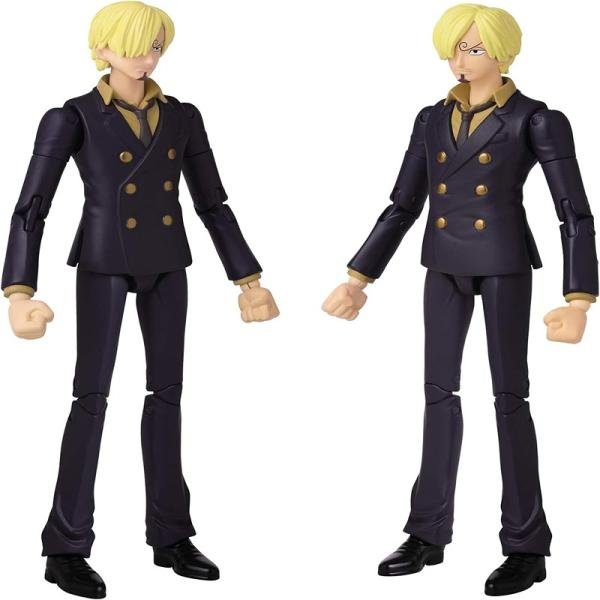 BANDAI ANIME HEROES ONE PIECE SANJI 7" - 36933