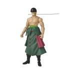 BANDAI ANIME HEROES ONEPIECE R.ZORO 3SWORD 6.5" - 37052