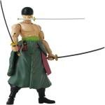 BANDAI ANIME HEROES ONEPIECE R.ZORO 3SWORD 6.5" - 37052