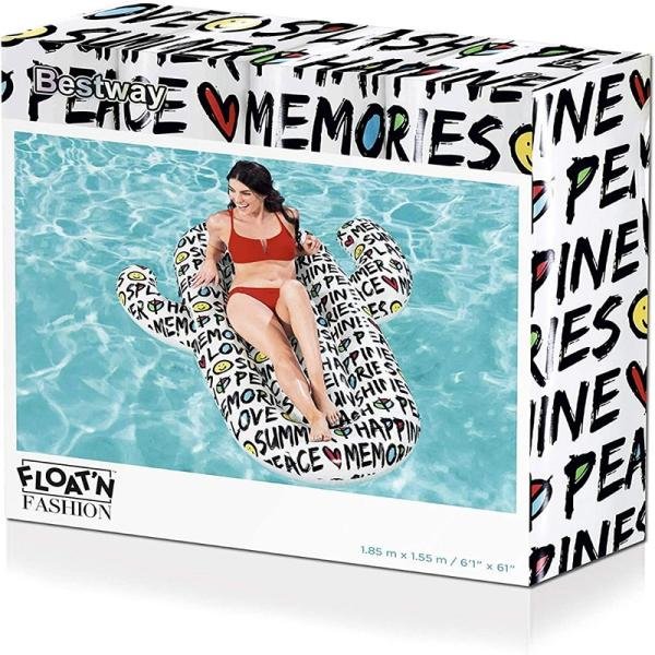 Bestway BWAY LOUNGE SUMMER QUOTES CACTUS 185X155 - 43260