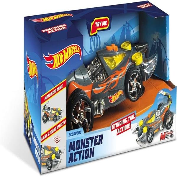 MONDO HOTWHEELS L&S MONSTER ACT.SCORPEDO B/O - 51202