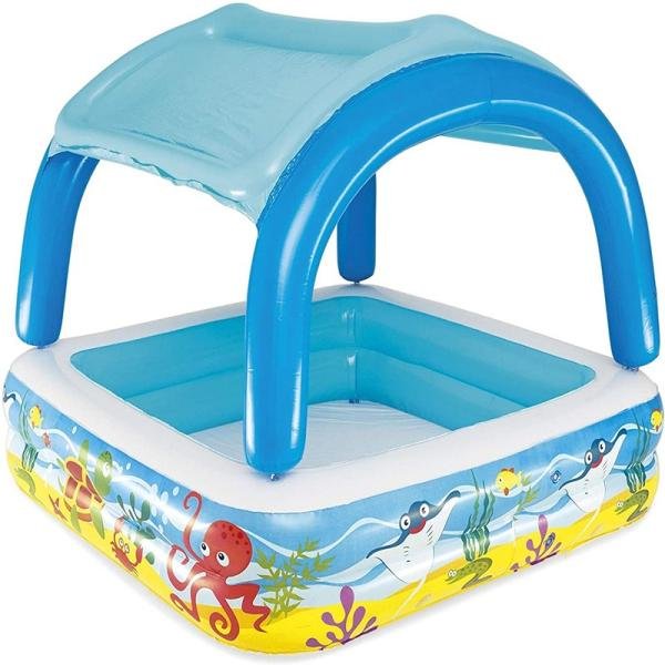 Bestway BWAY PLAY POOL W/ CANOPY140X140X114CM - 52192