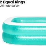 Bestway BWAY POOL BLUE RECTANGULAR 201X150X51 - 54005