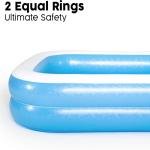 Bestway BWAY POOL RECTNGULR BLUE 262X175X51CM - 54006