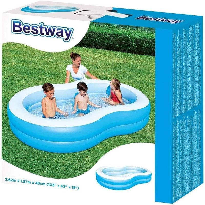Bestway BWAY POOL THE BIG LAGNFAM 262X157X46CM - 54117