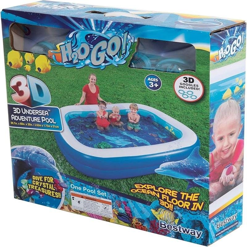 Bestway BWAY 3DPOOL UNDRSE ADVNTR 262X175X51CM - 54177