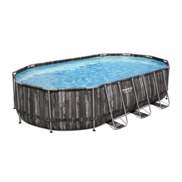 Bestway BWAY POOLST POWRSTL OVAL 610X366X122CM - 5611R