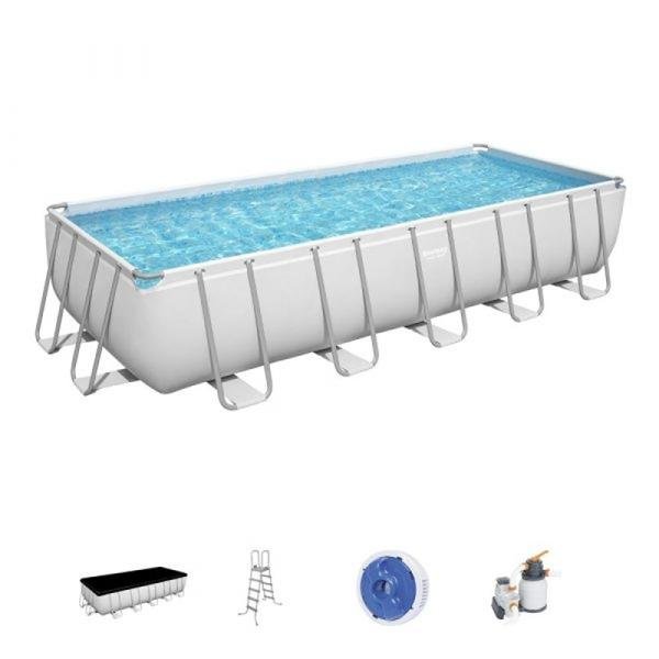 Bestway BWAY POOLSET POWERSTEEL 640X274X132CM - 5612B