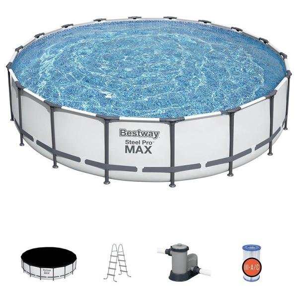 Bestway BWAY POOLSET STEELPRO MAX 488X122 - 5612Z