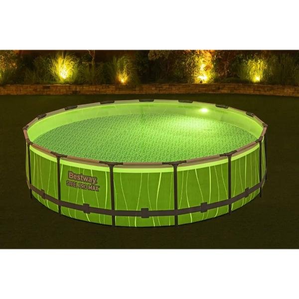 Bestway BWAY POOLSET STEELPRO MAX LED 457X107 - 561GD
