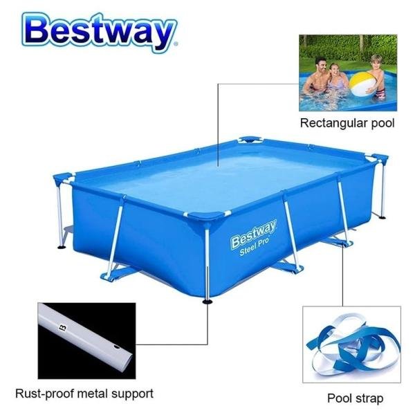 Bestway BWAY POOL STEELPRO 259X170X61CM - 56403