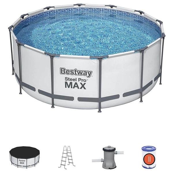 Bestway BWAY POOLSET STEELPRO MAX 366X122CM - 56420