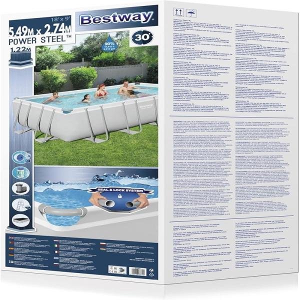 Bestway BWAY POOL ST RECTNGULR 549X274X122CM - 56465