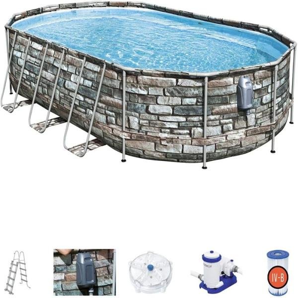Bestway BWAY POOLSET POWERSTEEL 610X366X122 - 56719