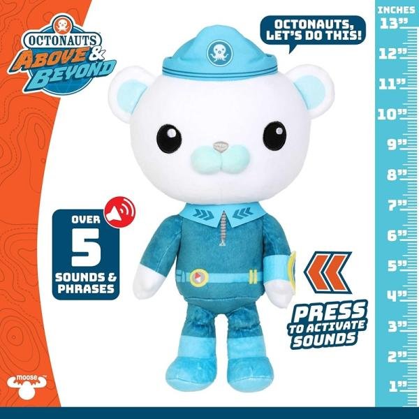 MOOSE OCTONAUTS PLUSH CAPT.BARNACLES B/O S1 - 61126