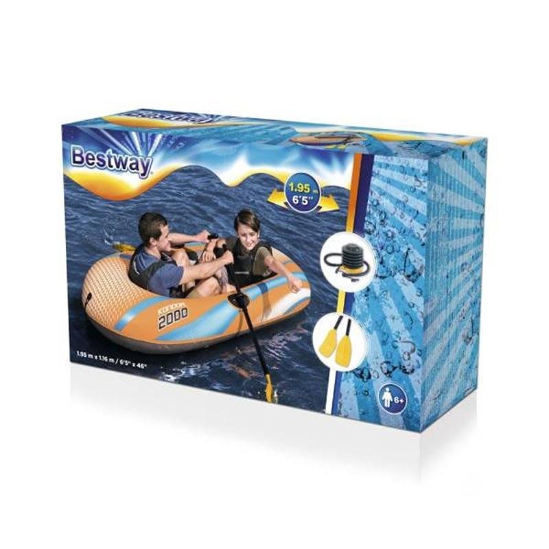 Bestway BWAY BOAT KONDOR 2000 SET 185X97CM - 61142