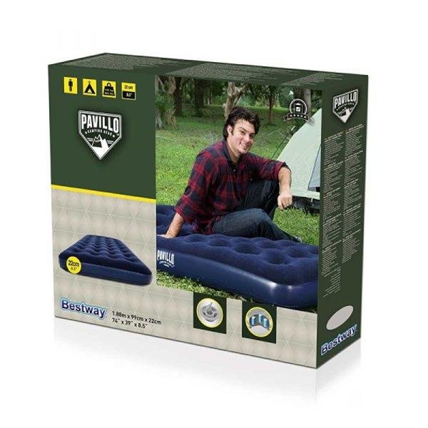 Bestway BWAY AIRBED OUTDOO STD TWIN 188X99X22 - 67001