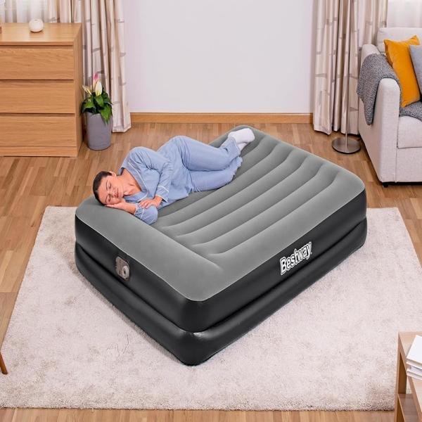 Bestway BWAY AIRBED QUEEN B.I AC PUMP 203X152X46 - 67403