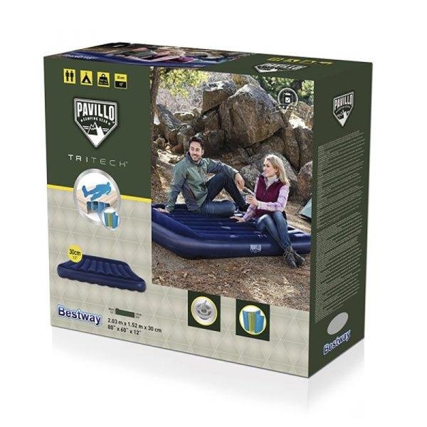 Bestway BWAY PAVILLO AIRBED QUEEN 203X152X30 - 67682