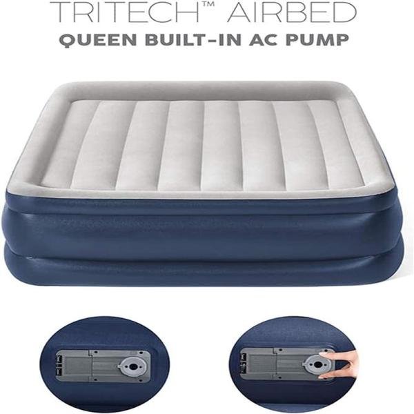 Bestway BWAY AIRBED QUEEN B.I AC PUMP 203X152X61 - 67690